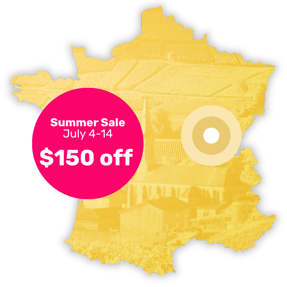 Map of France highlighting the Bourgogne region