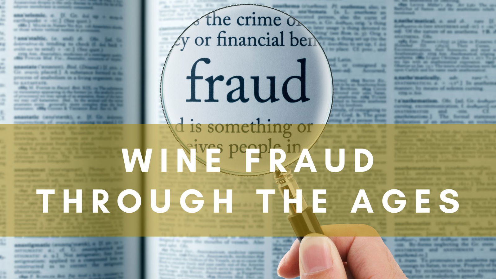 Wine Fraud through the Ages: In Conversation with Rebecca Gibb MW