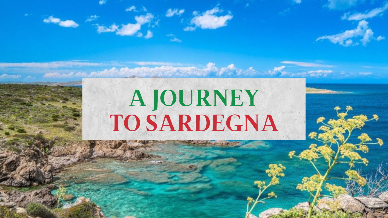 A Journey to Sardegna with JC Viens